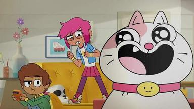 Boy Girl Dog Cat Mouse Cheese 1x2